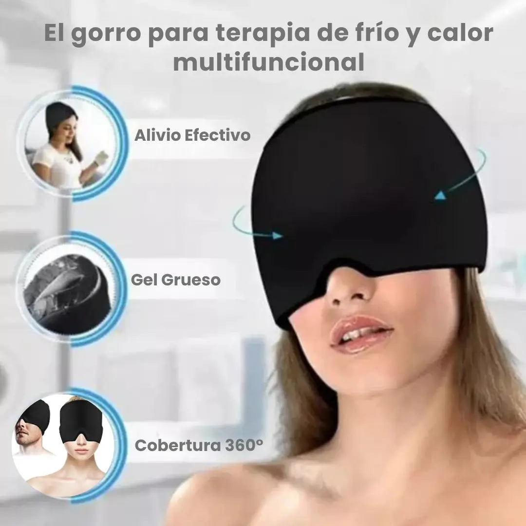 GORRO GEL ALIVIO MIGRAÑA - DOLOR DE CABEZA