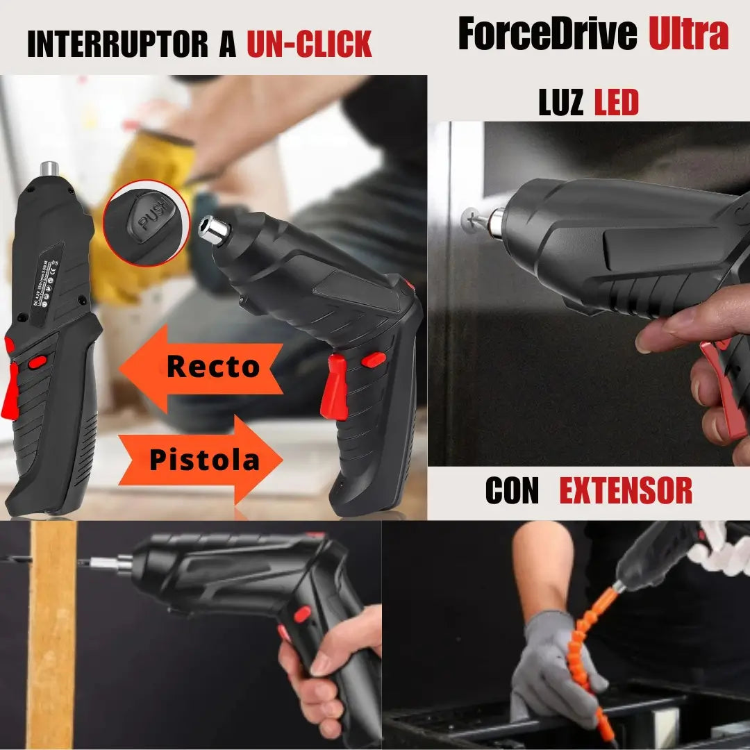 ForceDrive Ultra  - Destornillador Eléctrico multifuncional