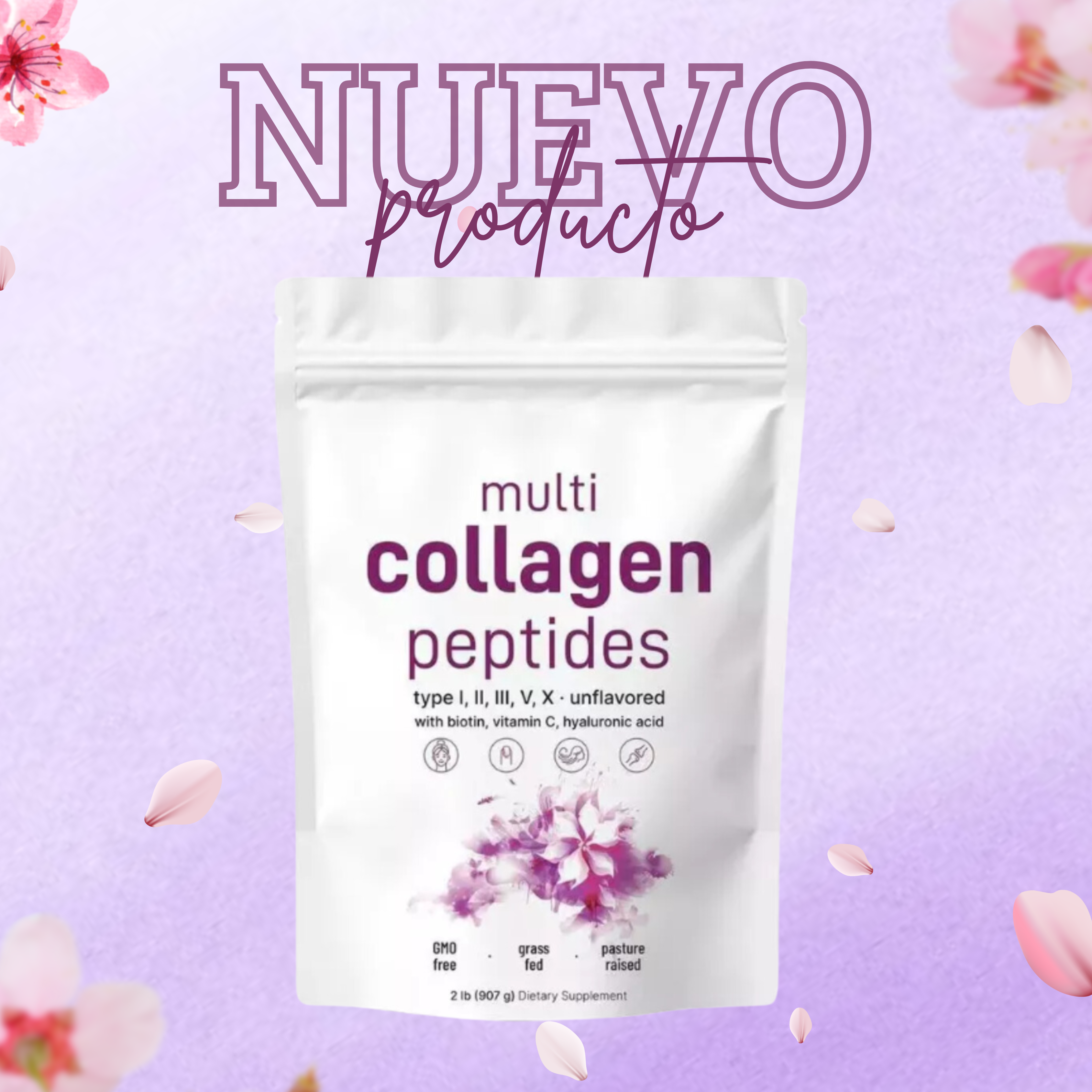 MULTI COLLAGEN PEPTIDES - 1LB