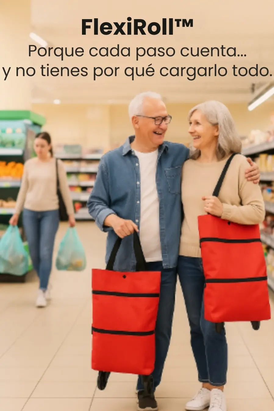 FlexiRoll Bolsa Carrito de Mercado