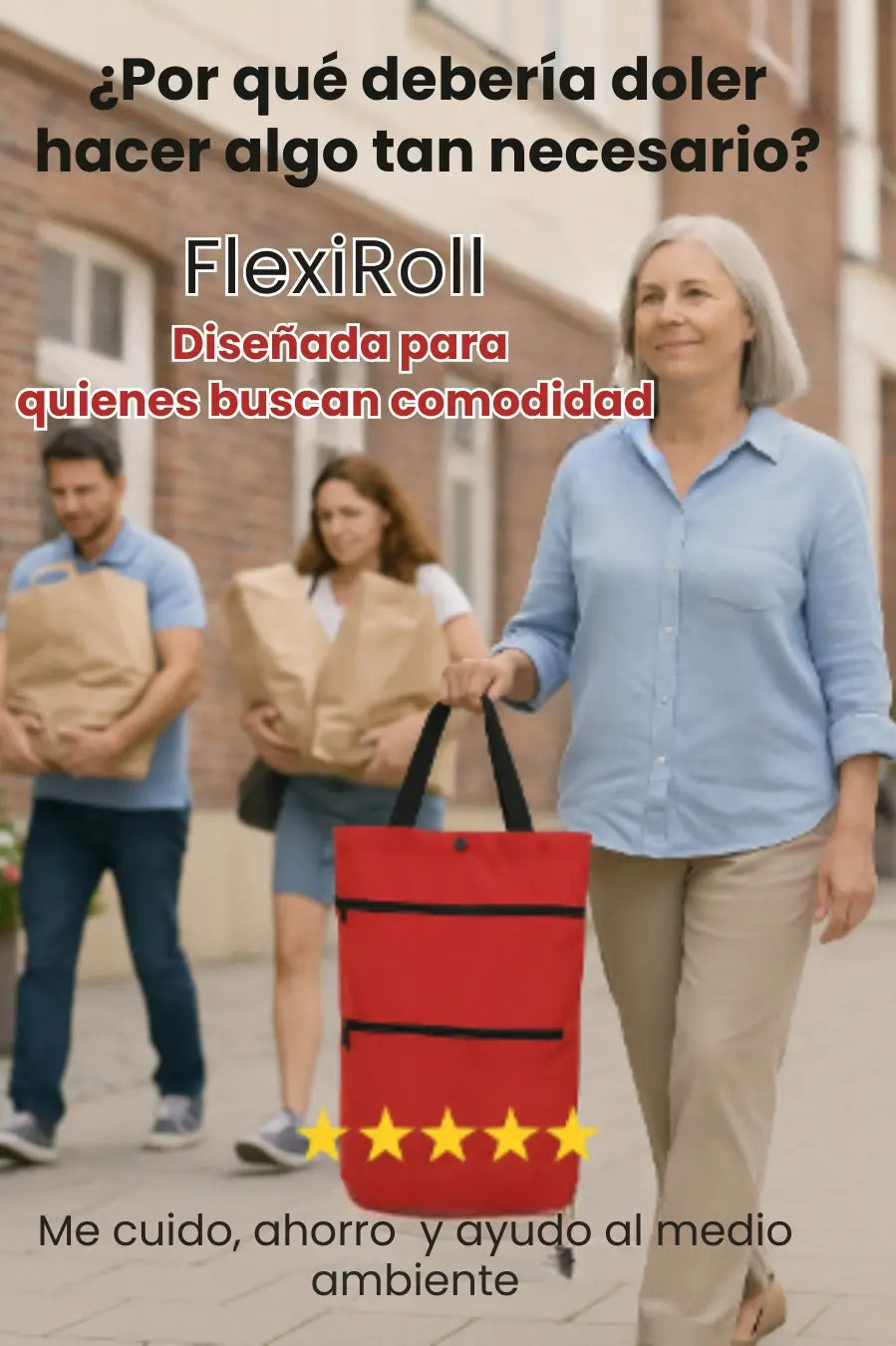 FlexiRoll Bolsa Carrito de Mercado